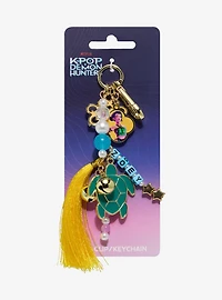 KPop Demon Hunters Zoey Multi-Charm Keychain - BoxLunch Exclusive