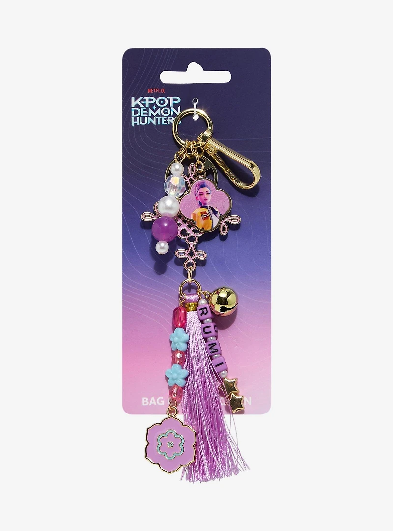 KPop Demon Hunters Rumi Multi-Charm Keychain - BoxLunch Exclusive