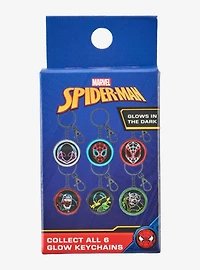 Marvel Spider-Man Characters Glow-in-the-Dark Blind Box Keychain