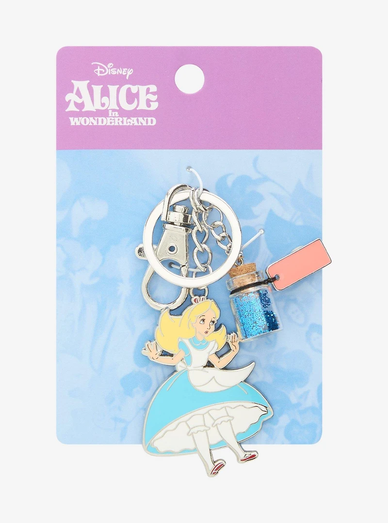 Disney Alice in Wonderland Drink Me Multi-Charm Keychain - BoxLunch Exclusive