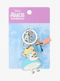 Disney Alice in Wonderland Drink Me Multi-Charm Keychain - BoxLunch Exclusive