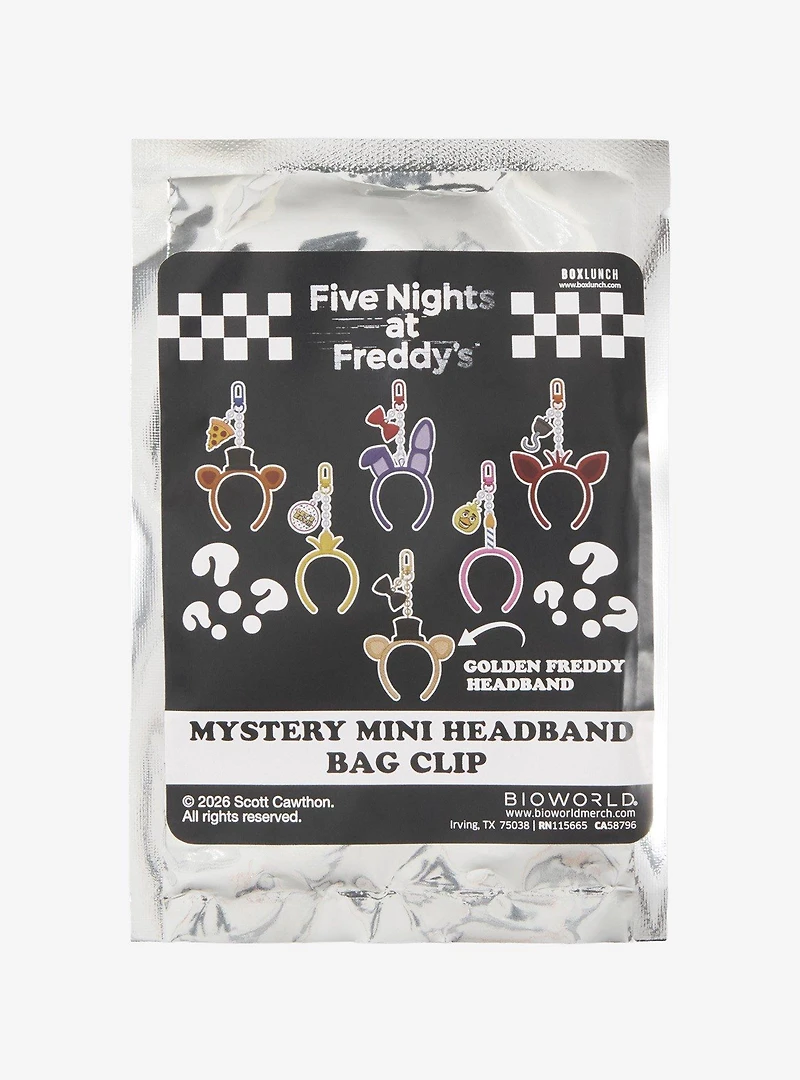 Five Nights at Freddy's Blind Bag Ear Headband Keychain - BoxLunch Exclusive
