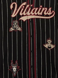 Disney Villains Striped Baseball Jersey - BoxLunch Exclusive