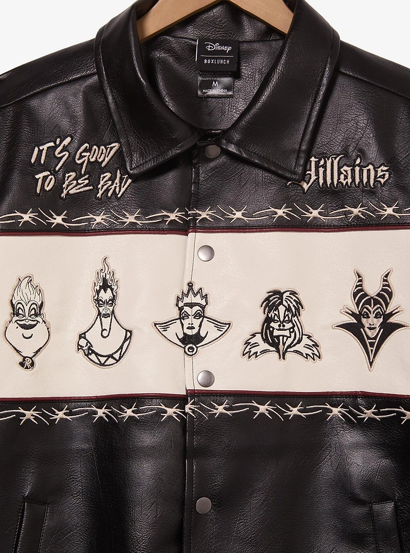 Disney Villains It’s Good to Be Bad Faux Leather Jacket - BoxLunch Exclusive
