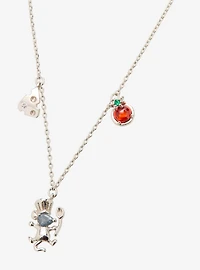 Girls Crew Disney Pixar Ratatouille Remy & Veggies Charm Necklace - BoxLunch Exclusive