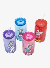 Disney Mickey and Friends Sketched Glass Cup Set