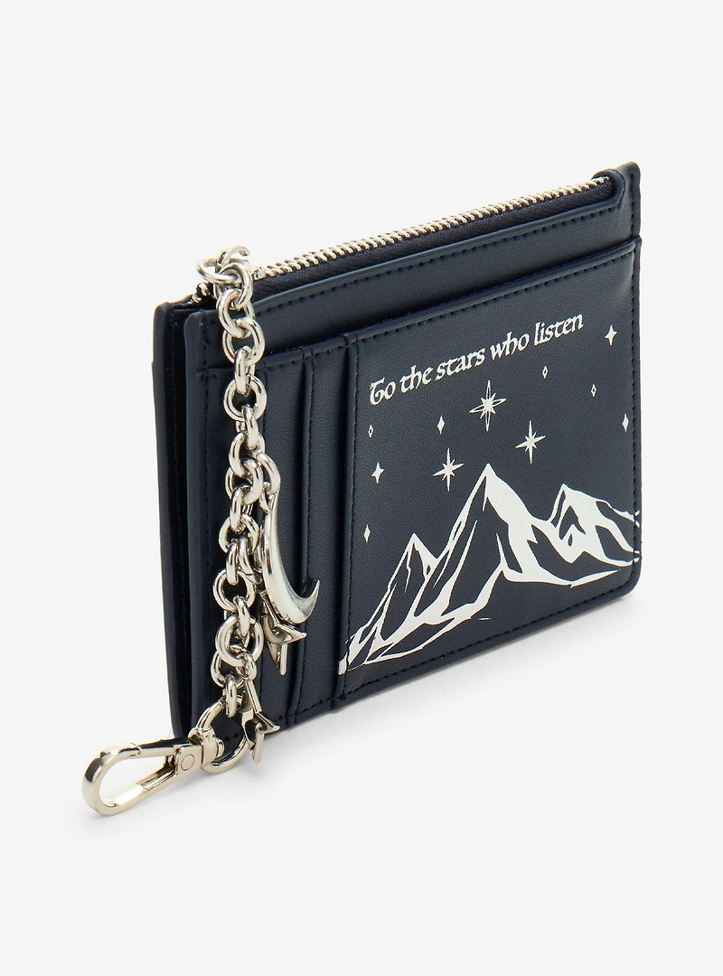 A Court of Thorns and Roses to the Stars Zip Wallet With Dangle Charm - BoxLunch Exclusive