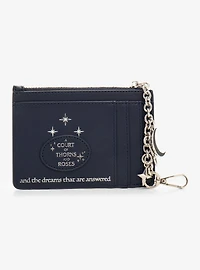 A Court of Thorns and Roses to the Stars Zip Wallet With Dangle Charm - BoxLunch Exclusive