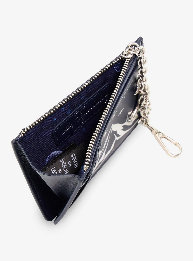 A Court of Thorns and Roses to the Stars Zip Wallet With Dangle Charm - BoxLunch Exclusive