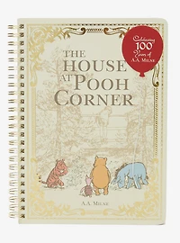 The House At Pooh Corner Book Cover Spiral Notebook