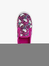 Hello Kitty Girls Canvas Slip-On Sneakers