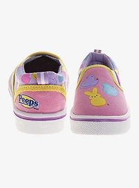 Peeps Canvas Girls Lace-Up Sneakers