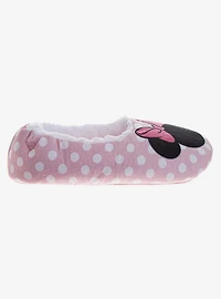 Disney Minnie Mouse Non-Slip Plush Toddler & Little Kid Slippers