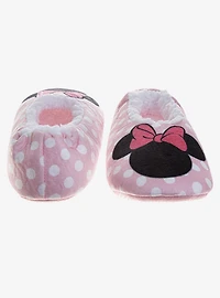 Disney Minnie Mouse Non-Slip Plush Toddler & Little Kid Slippers