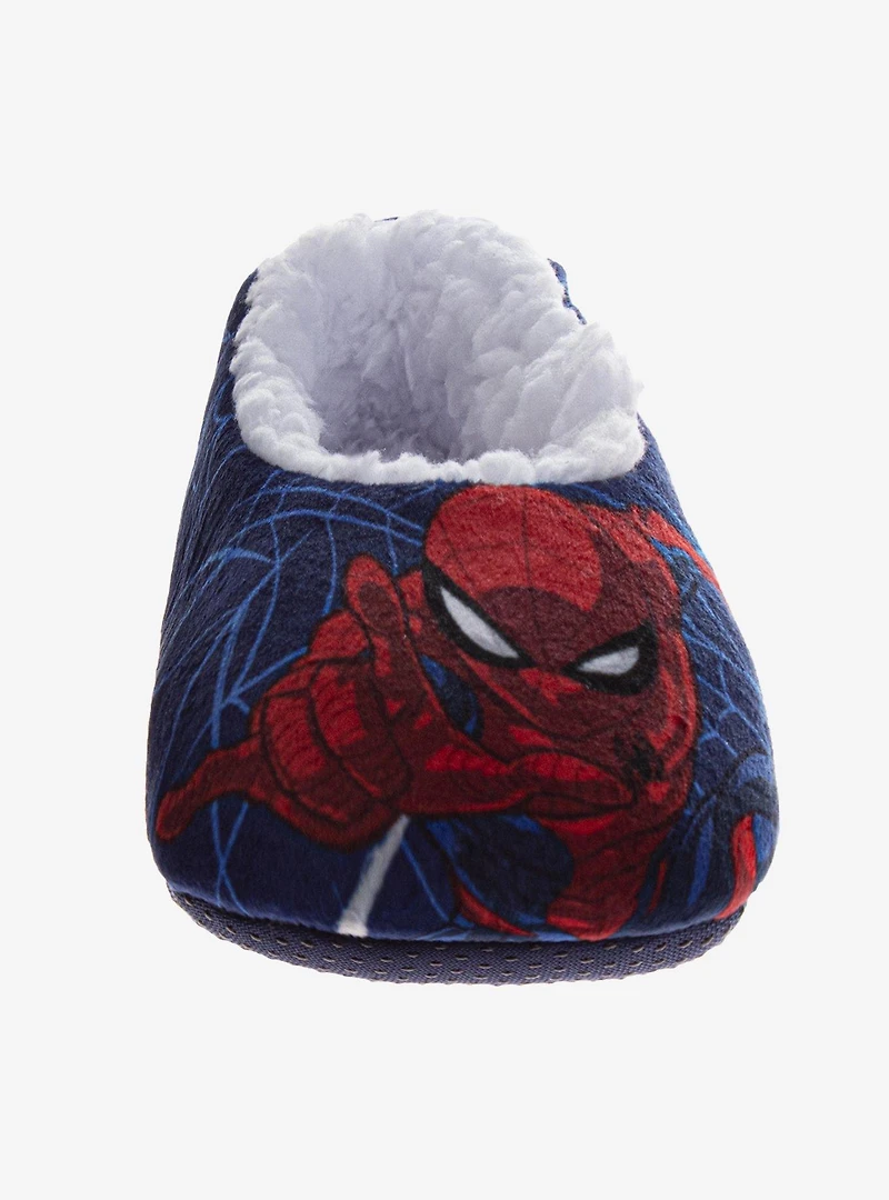 Marvel Spider-Man Cozy Padded Non-Slip Toddler & Little Kid Slippers