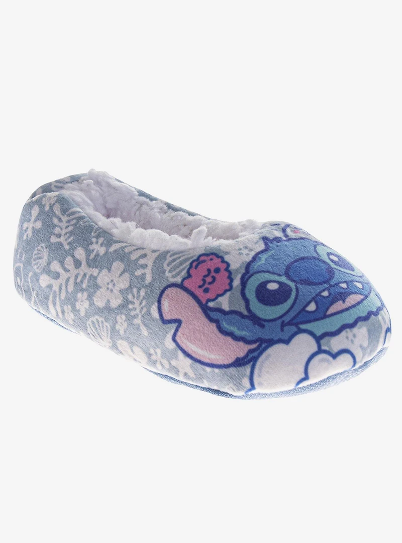 Disney Lilo & Stitch Blue Fleece Toddler Little Kid Slippers