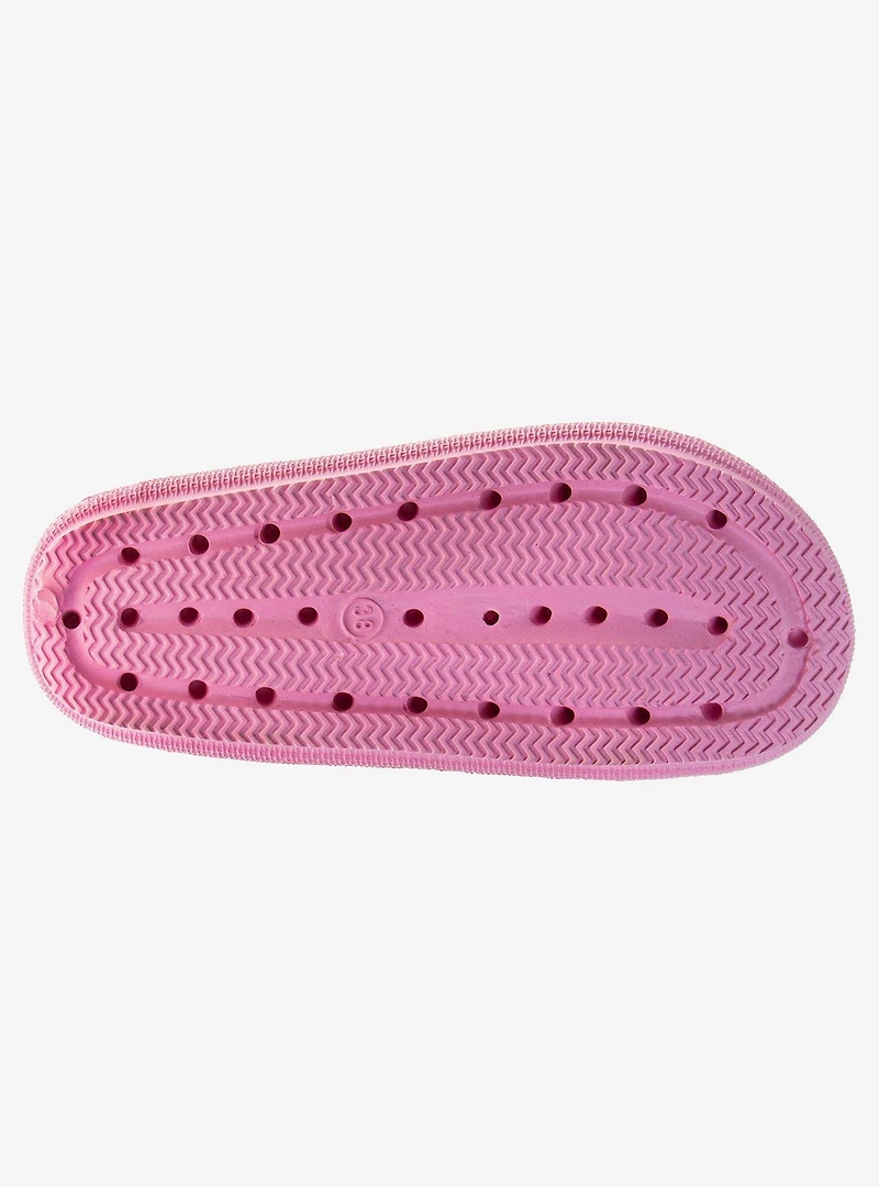 Coca-Cola Pink Script Slides Women Sandals