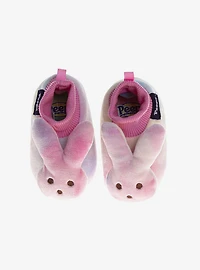 Peeps Sock Plush Fuzzy Dual Ladies Slippers