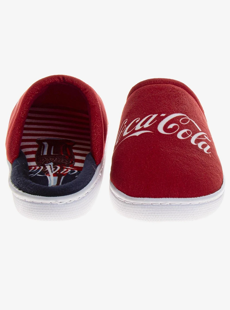 Coca-Cola Classic LogoCozy Softlined Men Slippers