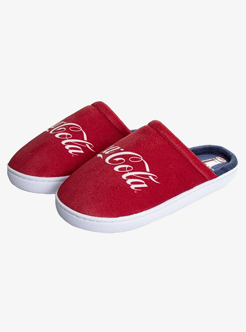 Coca-Cola Classic LogoCozy Softlined Men Slippers