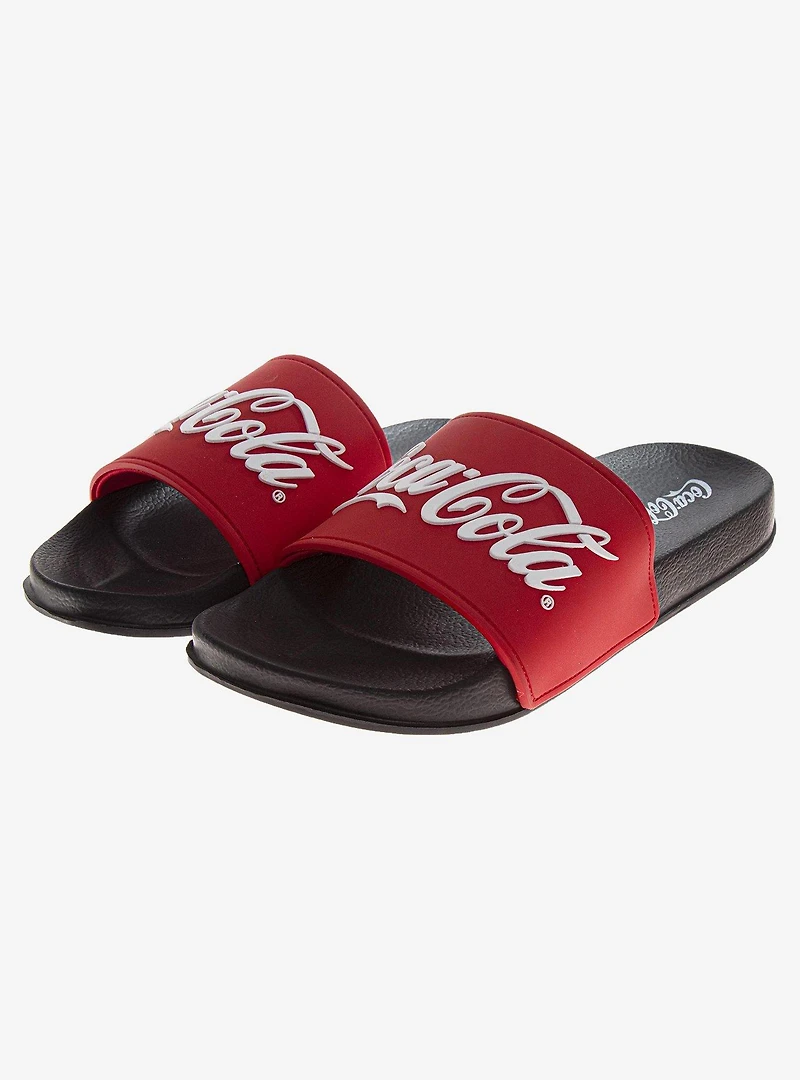 Coca-Cola Classic Logo Cozy Softlined Men Sandals