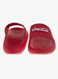 Coca-Cola Classic Script Pillow Dual Slides Men Sandals