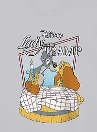 Disney Lady And The Tramp Dinner Kiss T-Shirt