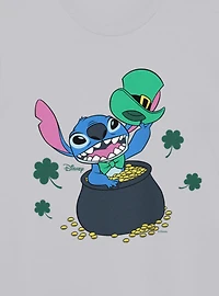 Disney Lilo And Stitch St. Patrick's Pot Of Gold T-Shirt