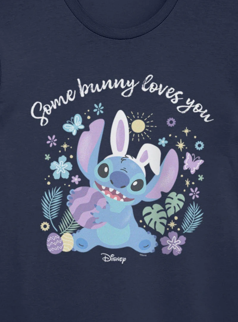 Disney Lilo And Stitch Some Bunny Loves You Easter T-Shirt