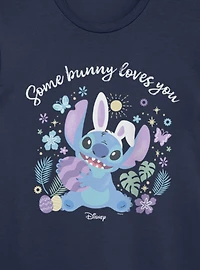 Disney Lilo And Stitch Some Bunny Loves You Easter T-Shirt