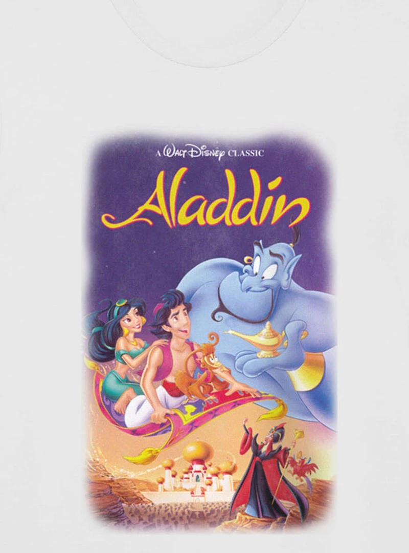 Disney Aladdin Classic Movie Cover T-Shirt