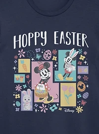 Disney Mickey Mouse And Minnie Hoppy Easter Blocks T-Shirt