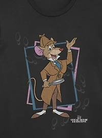 Disney The Great Mouse Detective Basil & Footprints T-Shirt