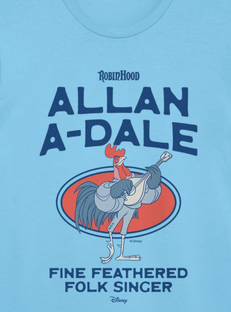 Disney Robin Hood Fine Feathered Allan A-Dale T-Shirt