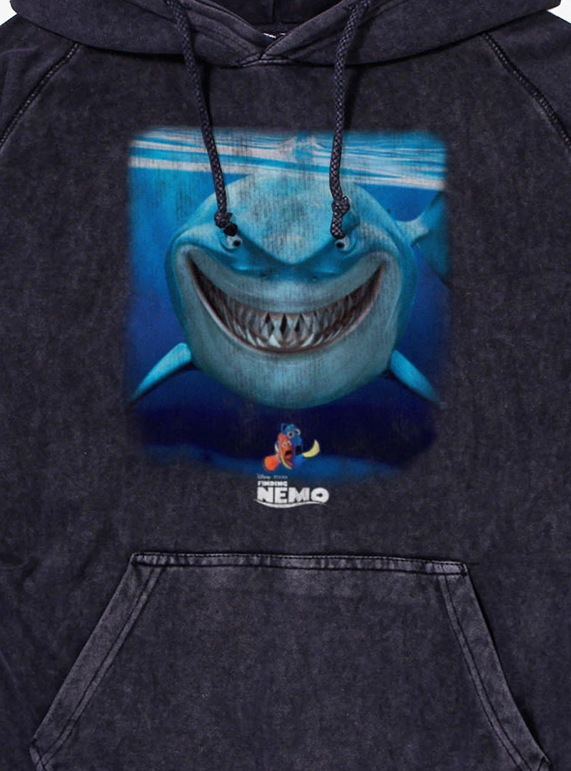 Disney Pixar Finding Nemo Bruce Grin Mineral Wash Hoodie