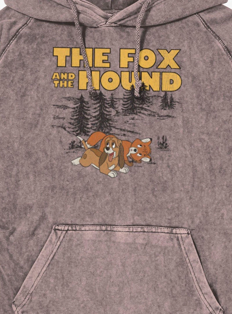 Disney The Fox And Hound Playful Tod Copper Mineral Wash Hoodie