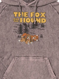 Disney The Fox And Hound Playful Tod Copper Mineral Wash Hoodie