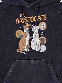 Disney The Aristocats Marie, Thomas& Kittens Mineral Wash Hoodie