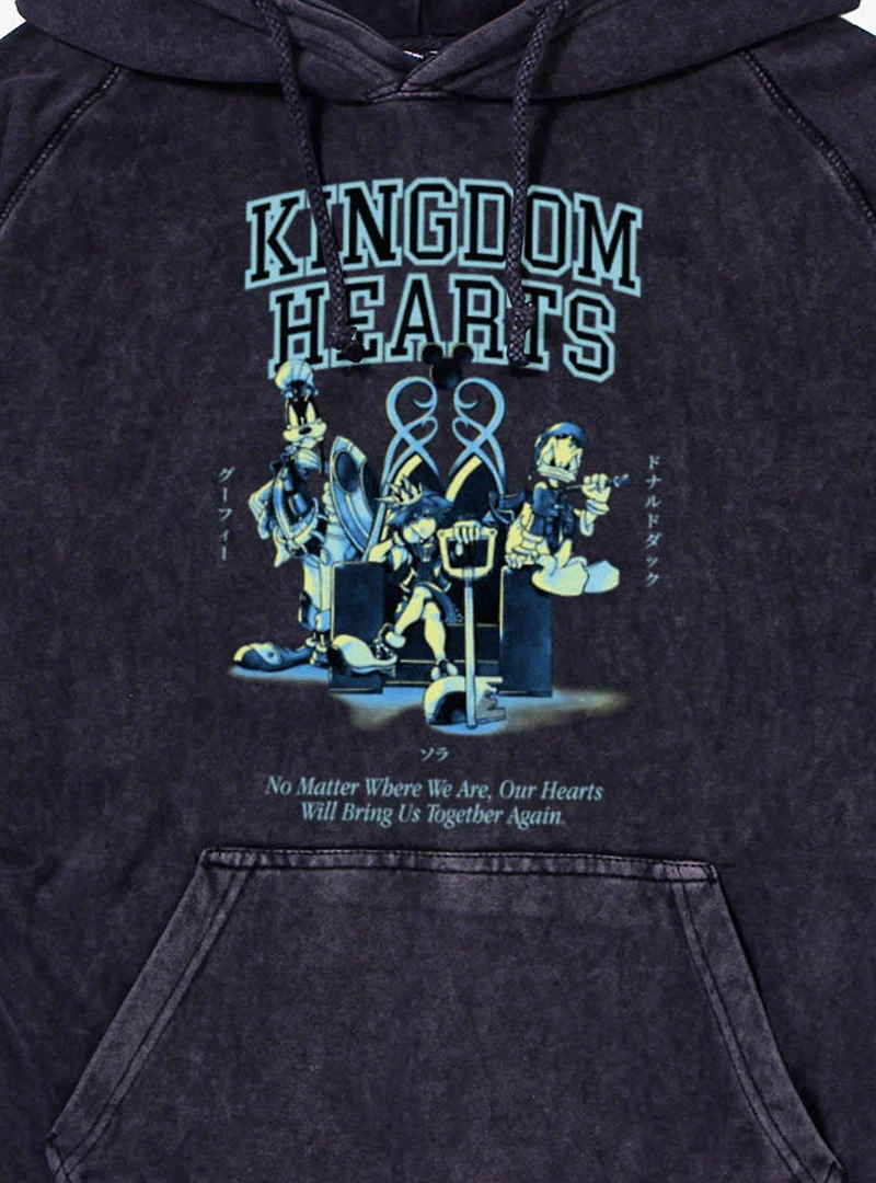 Disney Kingdom Hearts Will Bring Us Together Again Mineral Wash Hoodie