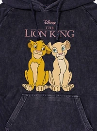 Disney The Lion King Simba And Nala Glance Mineral Wash Hoodie
