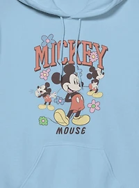 Disney Mickey Mouse Flower Collage Hoodie