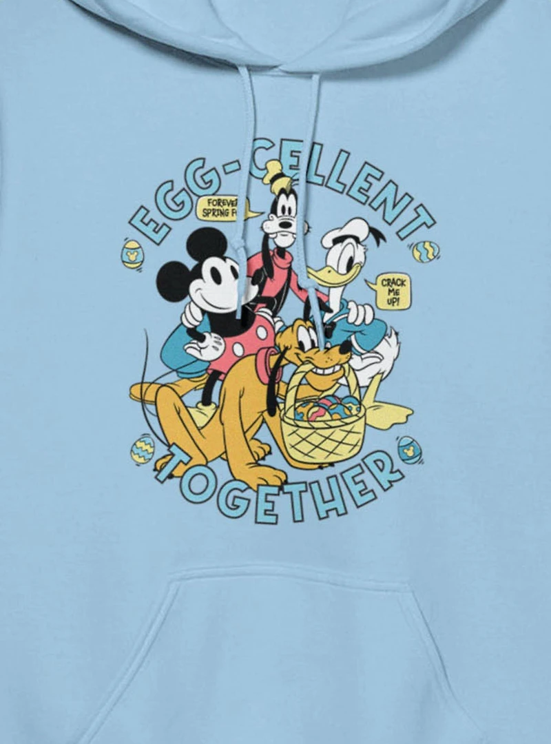 Disney Mickey Mouse And Friends Easter Egg-Cellent Together Hoodie