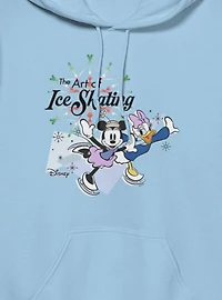 Disney Minnie Mouse And Daisy Duck The Art Of Ice Skating Hoodie