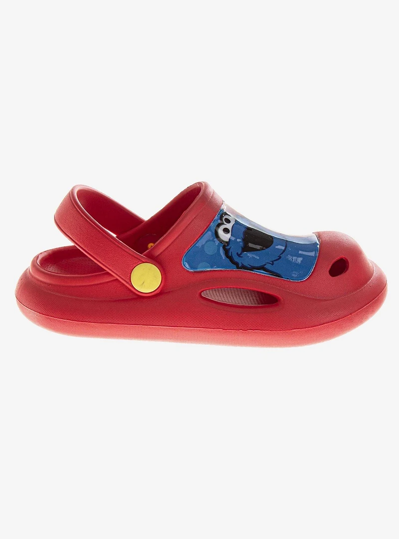 Sesame Street Slip-On Toddler & Little Kid Clogs Red