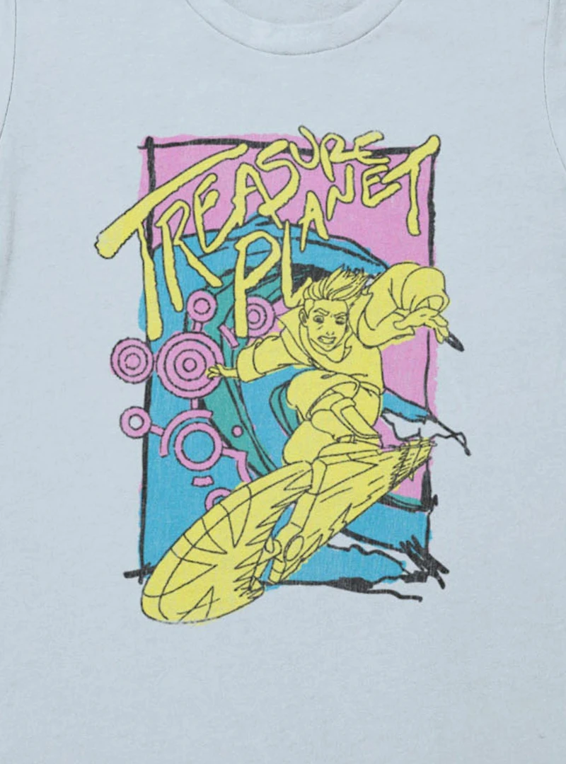 Disney Treasure Planet Jim Hawkins Surfing Womens T-Shirt