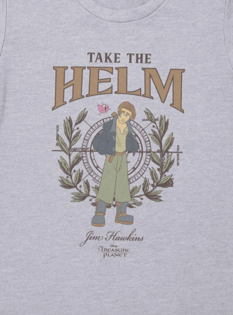 Disney Treasure Planet Take The Helm Jim Hawkins Womens T-Shirt