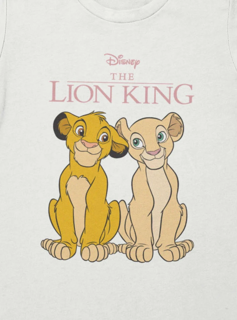 Disney The Lion King Simba And Nala Glance Womens T-Shirt