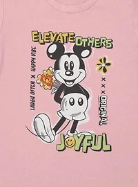 Disney Mickey Mouse Elevate Others Joyful Womens T-Shirt