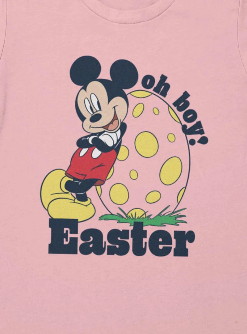 Disney Mickey Mouse Oh Boy Easter Egg Womens T-Shirt
