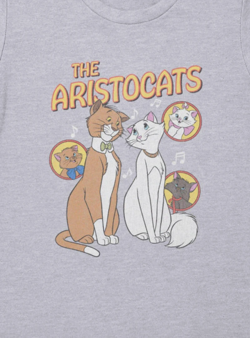 Disney The Aristocats Marie, Thomas& Kittens Womens T-Shirt